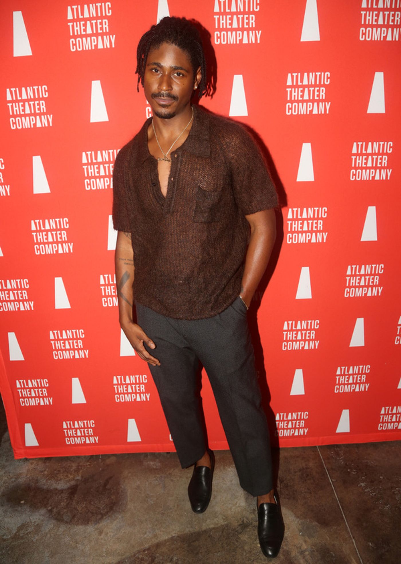 Xavier Scott Evans at Atlantic Theater Company opening night